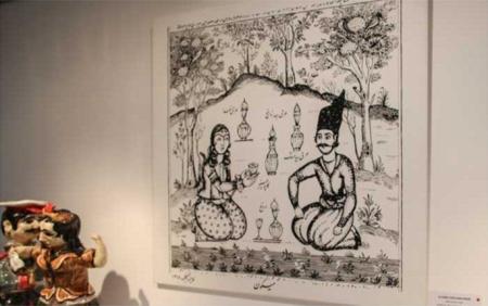 iranian artists swarm paris with group show at galerie nicolas flamel